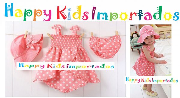 Conjunto belinha.Chapéu+vestido+calcinha